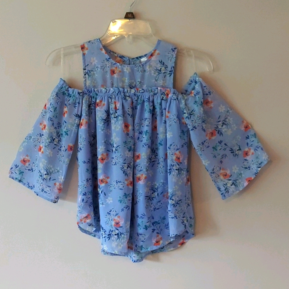 Beautees Girls Off The Shoulder Blouse, Size 8
